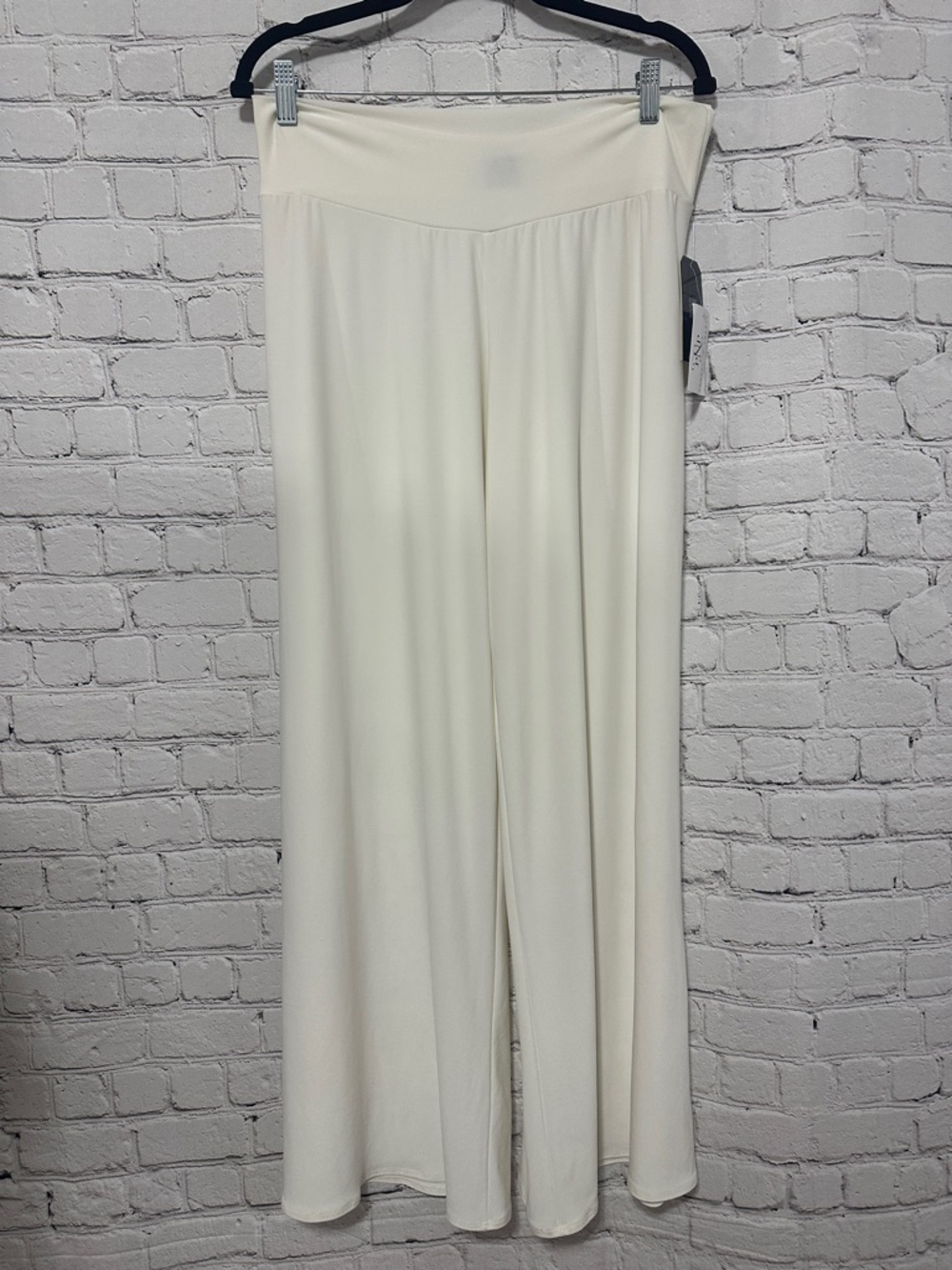 Clara Sun Woo Ivory Palazzo Pants Size XL NEW